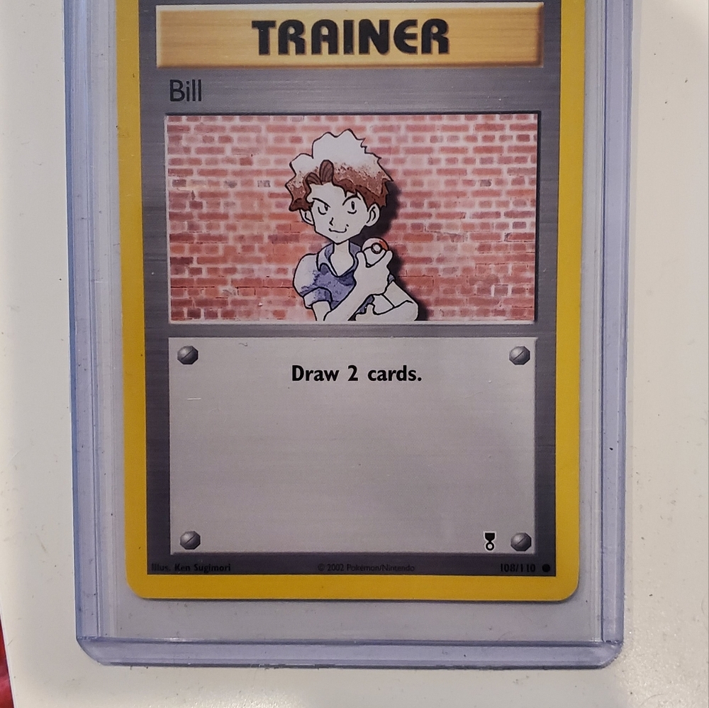 Base Set 1 Trainer Bill 108/110 Pokemon Card